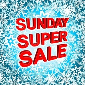 Super Sunday Sale!! I’m a bit late today!!